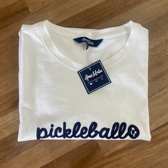 Cotton pickelball tee - Picture 1 of 7